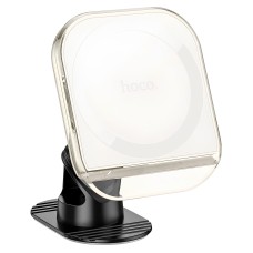 Автомобільний тримач Hoco H43 Crystal ring magnetic car holder center console White