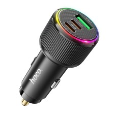 Автомобільний зарядний пристрій Hoco NZ17 Avant-garde Car charger 3A 75W Black