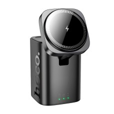Бездротовий зарядний пристрій Hoco CQ20A Clever 6-in-1 desktop wireless PD65W Black