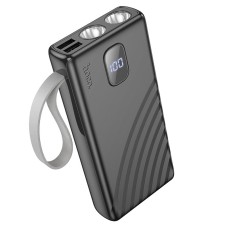 Повербанк портативний акумулятор Power bank Hoco J129A Nature flashlight 20000 mAh Black