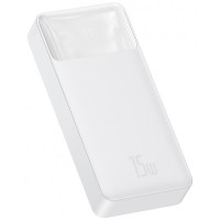 Повербанк портативний акумулятор Power bank Baseus Bipow Digital Display 15W 20000 mAh White PPDML-J01