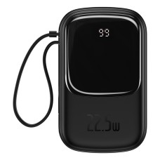 Повербанк портативний акумулятор Power bank Baseus Qpow (With Type-C Cable) 20000 mAh Black P10021706111-01