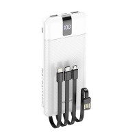 Повербанк портативний акумулятор Power bank BOROFONE BJ20 10000 mAh White