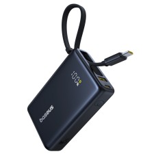Повербанк портативний акумулятор Power bank Baseus PicoGo Digital Display 45W 10000 mAh Black P10076803123-00