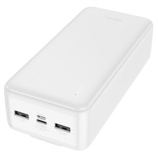 Повербанк портативний акумулятор Power bank Hoco J118B Speed energy with cable 20W 30000 mAh White