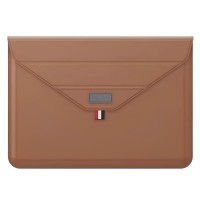 Чохол - конверт xVibe Leather PU sleeve stand для MacBook ноутбука 15"-16.2" Brown