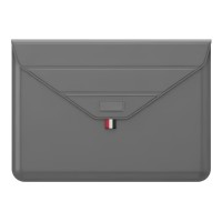 Чохол - конверт xVibe Leather PU sleeve stand для MacBook ноутбука 15"-16.2" Gray