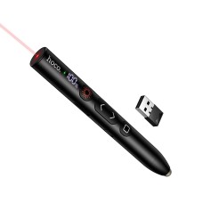 Лазерна указка HOCO GM203 Touch screen writing page turning pen LED Display Black