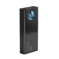 Повербанк портативний акумулятор Power bank Baseus Amblight Digital Display 65W 30000 mAh Black PPLG000101 (PPLG-A01)