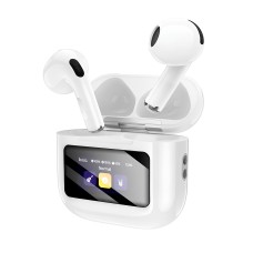 Бездротові навушники Bluetooth Hoco EW73 Randy true wireless with touch screen BT 5.4 White