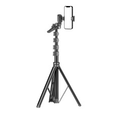 Монопод-трипод CH C06 stable shooting multifunctional expansion metal selfie stick 1.83m Black