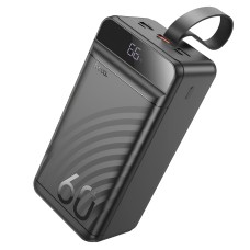 Повербанк портативний акумулятор Power bank Hoco J123C Element 22.5W+PD20W 60000 mAh Black