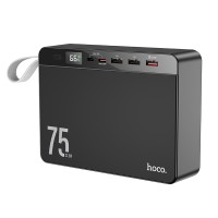 Повербанк портативний акумулятор Power bank Hoco J94 Overlord 22.5W 75000mAh Black