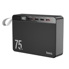 Повербанк портативний акумулятор Power bank Hoco J94 Overlord 22.5W 75000mAh Black