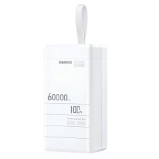 Повербанк портативний акумулятор Power bank REMAX RPP-650 100W 60000mAh White