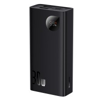 Повербанк портативний акумулятор Power bank Baseus Adaman2 Digital 30W 10000 mAh Black PPAD040101