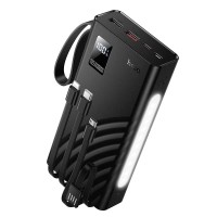 Повербанк портативний акумулятор Power bank Hoco J155 Shine 22.5W 20000 mAh Black