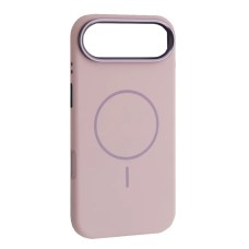 Чохол xVibe Silicone Case Metal with MagSafe for iPhone 17 Air Morandi purple