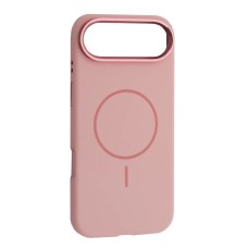 Чохол xVibe Silicone Case Metal with MagSafe for iPhone 17 Air Pink