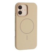 Чохол xVibe Silicone Case Metal with MagSafe for iPhone 17 Antique white