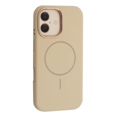 Чохол xVibe Silicone Case Metal with MagSafe for iPhone 17 Antique white