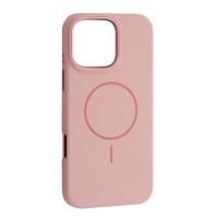 Чохол xVibe Silicone Case Metal with MagSafe for iPhone 17 Pink