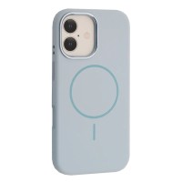 Чохол xVibe Silicone Case Metal with MagSafe for iPhone 17 Sky Blue