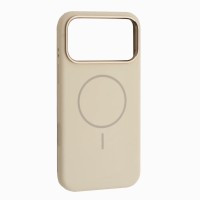 Чохол xVibe Silicone Case Metal with MagSafe for iPhone 17 Pro Antique white