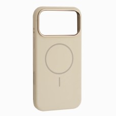 Чохол xVibe Silicone Case Metal with MagSafe for iPhone 17 Pro Max Antique white