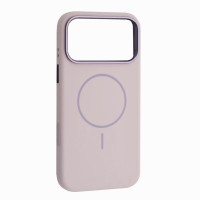 Чохол xVibe Silicone Case Metal with MagSafe for iPhone 18 Pro Max Morandi purple