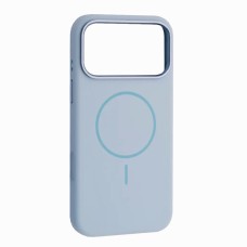 Чохол xVibe Silicone Case Metal with MagSafe for iPhone 17 Pro Sky Blue