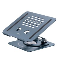 Підставка для ноутбука та MacBook Baseus UltraStable Pro Rotatable Foldable Laptop Stand Grey (B10059900811-00)