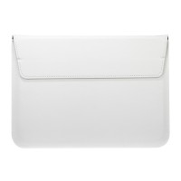 Чохол-конверт-підставка xVibe Leather PU для MacBook ноутбука планшета 13"-14.2" White