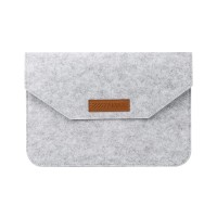 Чохол - конверт із повсті ZAMAX для MacBook ноутбука планшета 15"-16.2" Light Grey