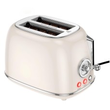 Тостер Hoco HJD12A Kitchen retro toaster 850W 38mm slot 6 levels Milky white