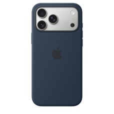 Чохол Silicone with MagSafe для iPhone 17 Pro Max Anchor blue