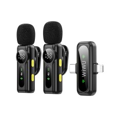 Бездротовий мікрофон для телефону Wiwu Wi-WM007 Type-C - Lightning  з кейсом заряджання