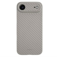 Карбоновий чохол K-Doo Air Carbon для iPhone 17 Air Titanium grey