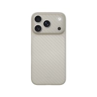 Карбоновий чохол K-Doo Air Carbon для iPhone 17 Pro Titanium grey