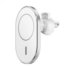 Автомобільний тримач із бездротовою зарядкою Wiwu CH-306 MagSafe Wireless Charger Car mount 15W White