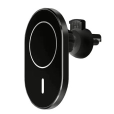 Автомобільний тримач із бездротовою зарядкою Wiwu CH-306 MagSafe Wireless Charger Car mount 15W Black