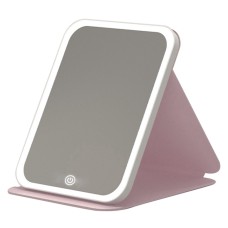 Дзеркало з LED підсвічуванням CH Folding makeup mirror 806 Size S Pink
