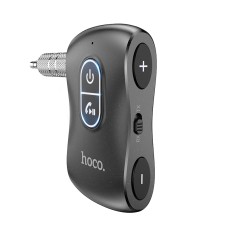 Автомобільний Bluetooth адаптер Hoco E73 Pro Journey AUX BT audio receiver Black