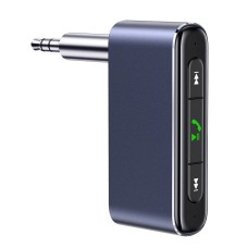 Автомобільний Bluetooth адаптер USAMS US-SJ519 3.5 DC Mini Car Wireless Audio Receiver Grey