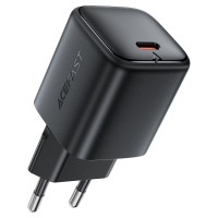 Мережевий зарядний пристрій ACEFAST A136 mini GaN USB-C fast charger 40W Black