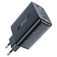Мережевий зарядний пристрій ACEFAST A29 GaN charger 50W Black