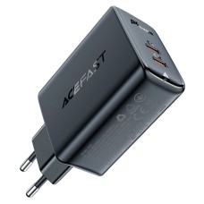 Мережевий зарядний пристрій ACEFAST A29 GaN charger 50W Black
