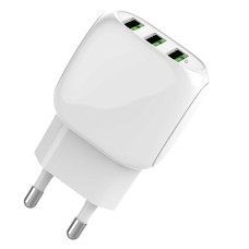 Мережевий зарядний пристрій LDNIO A3315 Micro USB Cable 15.5W White