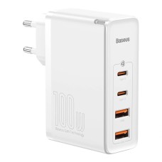 Мережевий зарядний пристрій Baseus GaN2 Pro Quick Charger 2C+2U 100W White CCGAN2P-L02