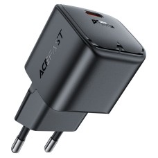 Мережевий зарядний пристрій ACEFAST A77 PD mini GaN USB-C charger 30W Black